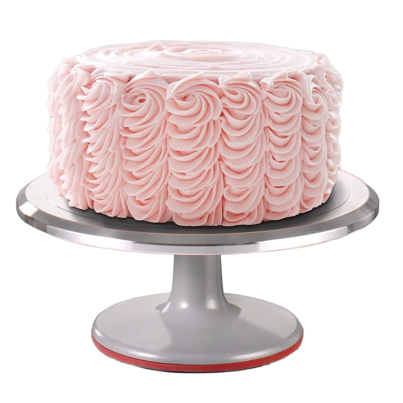 T-102 Reusable Revolving Stainless Steel Cake Turntable Decorative Stand Luxury Rotating Cake Decorating